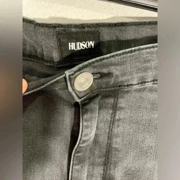 Hudson Grey Distressed Denim Jeans Womens Size 31 - Picture 2 of 6